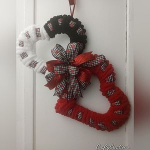 Valentine Wreath/double heart